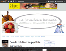 Tablet Screenshot of bouilloirebavarde.com